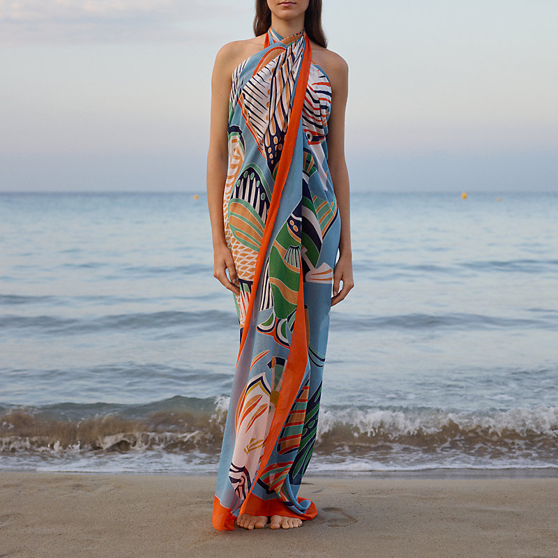 エルメス　パレオ　大判スカーフ 楽天市場】【アパレル】HERMES エルメス 大判スカーフ ストール